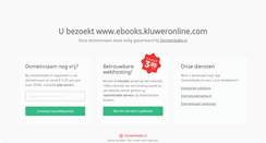 Desktop Screenshot of ebooks.kluweronline.com