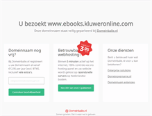 Tablet Screenshot of ebooks.kluweronline.com
